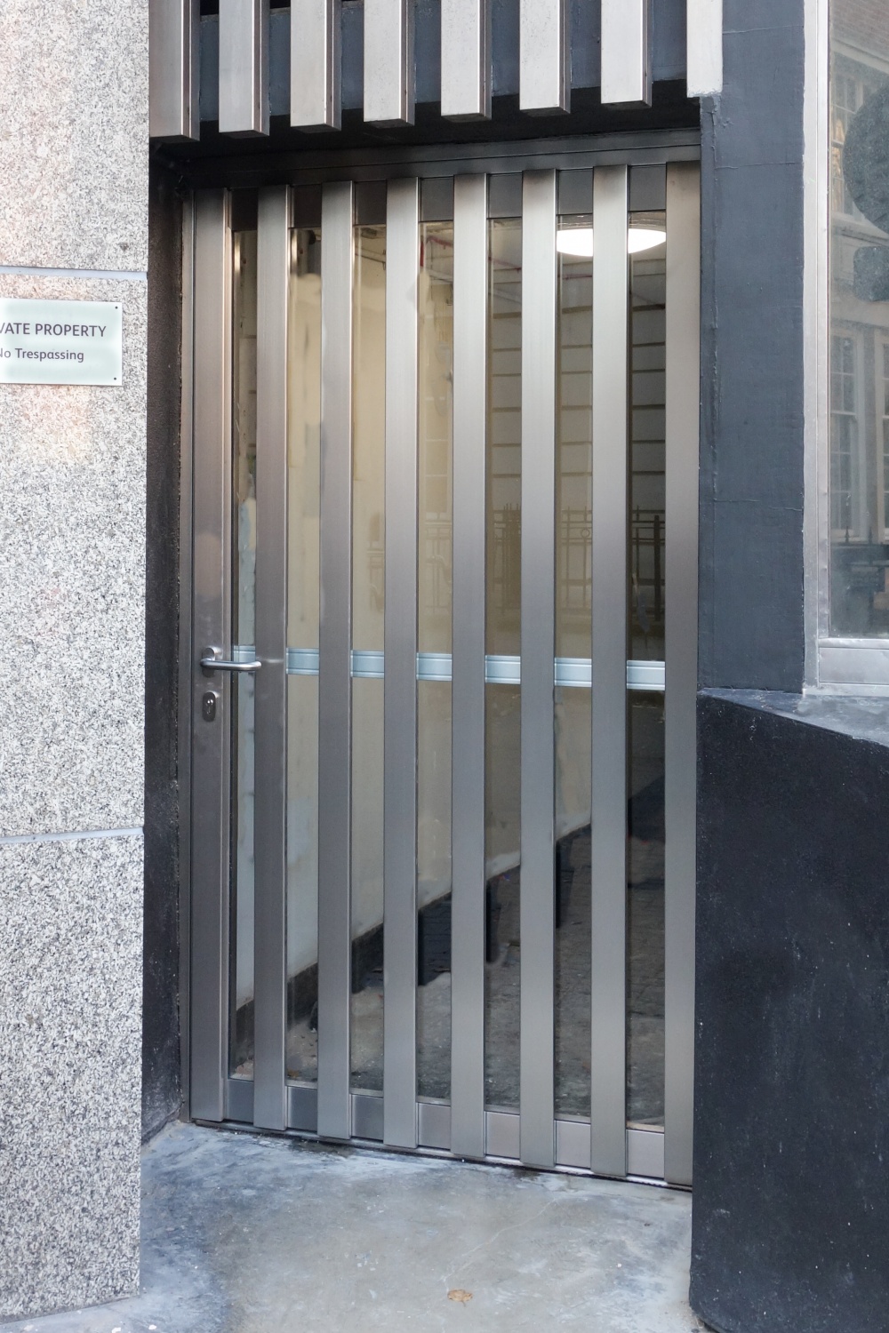 Stainless steel and glass doors for John Lewis and Partners, London